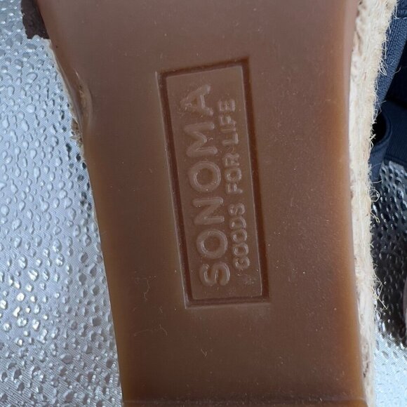 Sonoma Goods For Life Vitalize Ortholite Photonavy Sandals Women's 71/2 Med NWOT - Picture 5 of 7